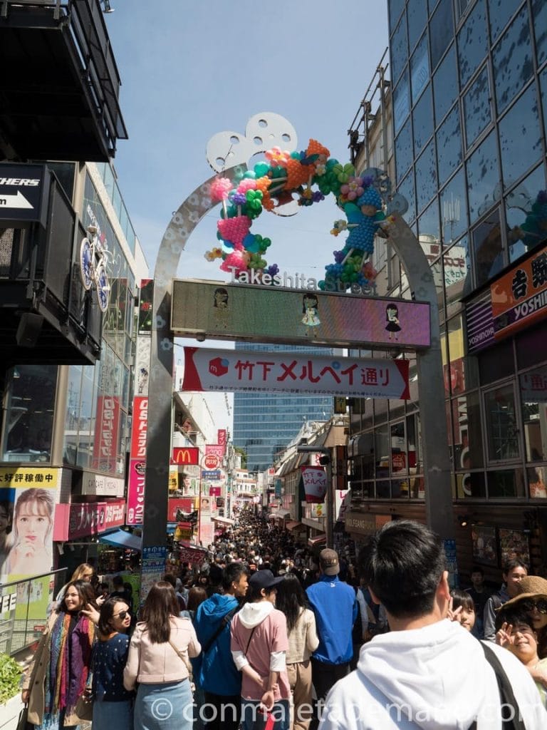 Calle Takeshita durante la Golden Week