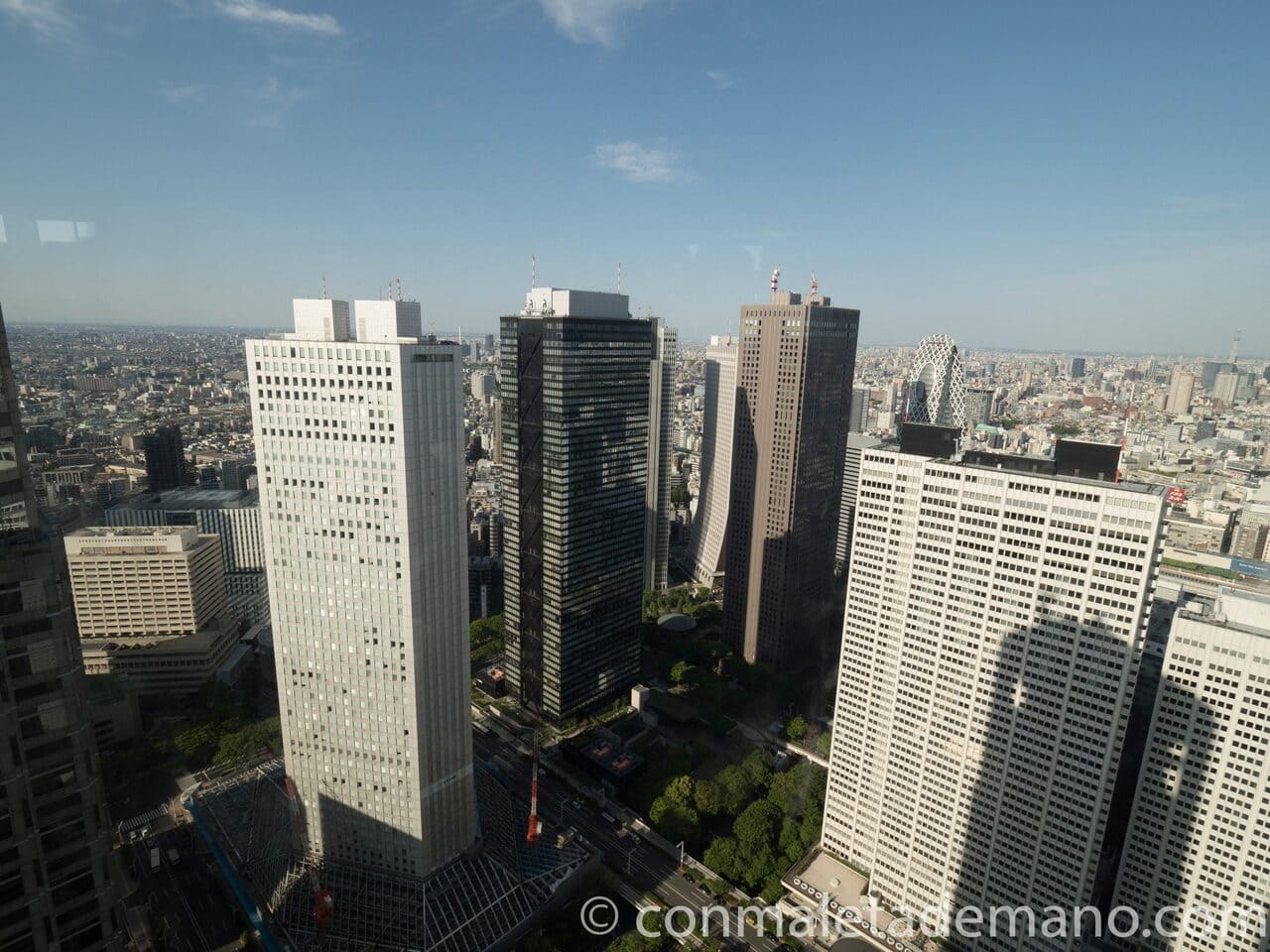 Vistas desde el Observatorio del Ayuntamiento de Tokyo