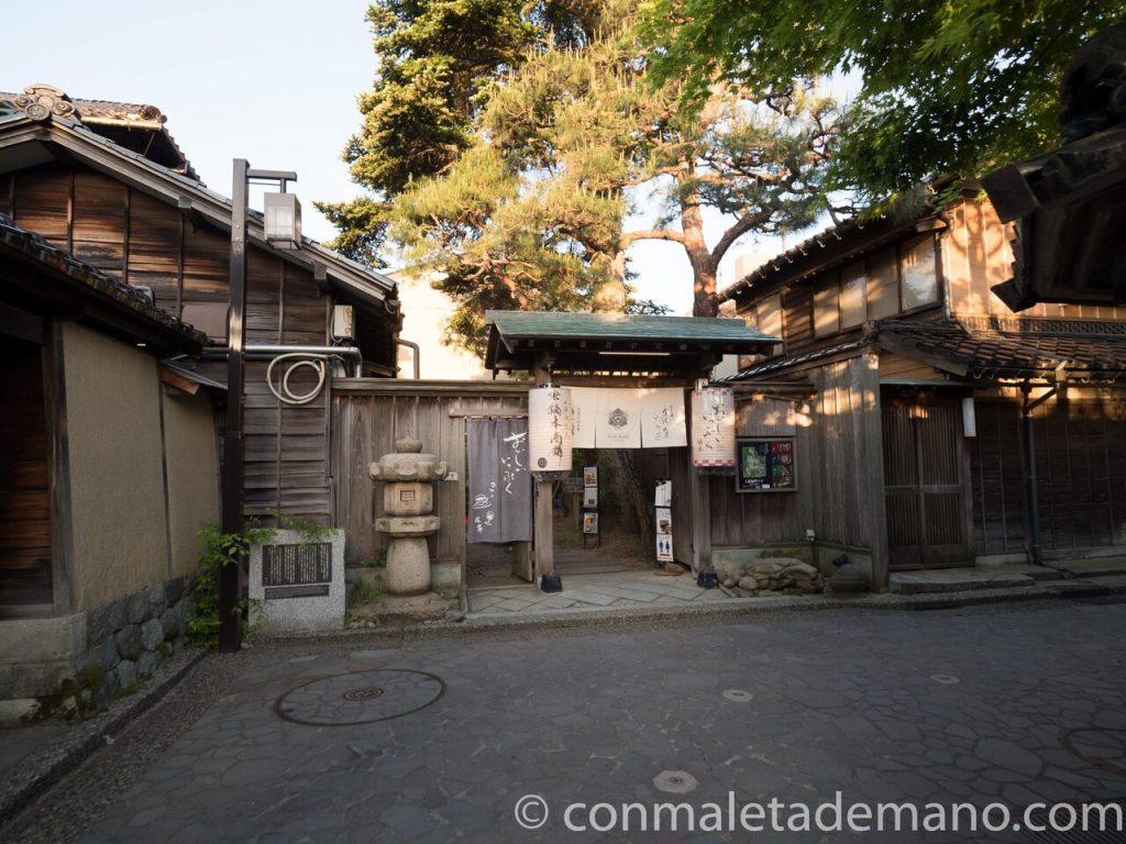 Barrio samurái de Kanazawa, en Japón
