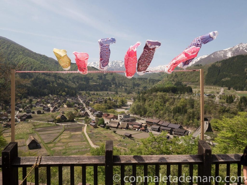 Vistas de Shirakawago desde el Mirador de Shiroyama