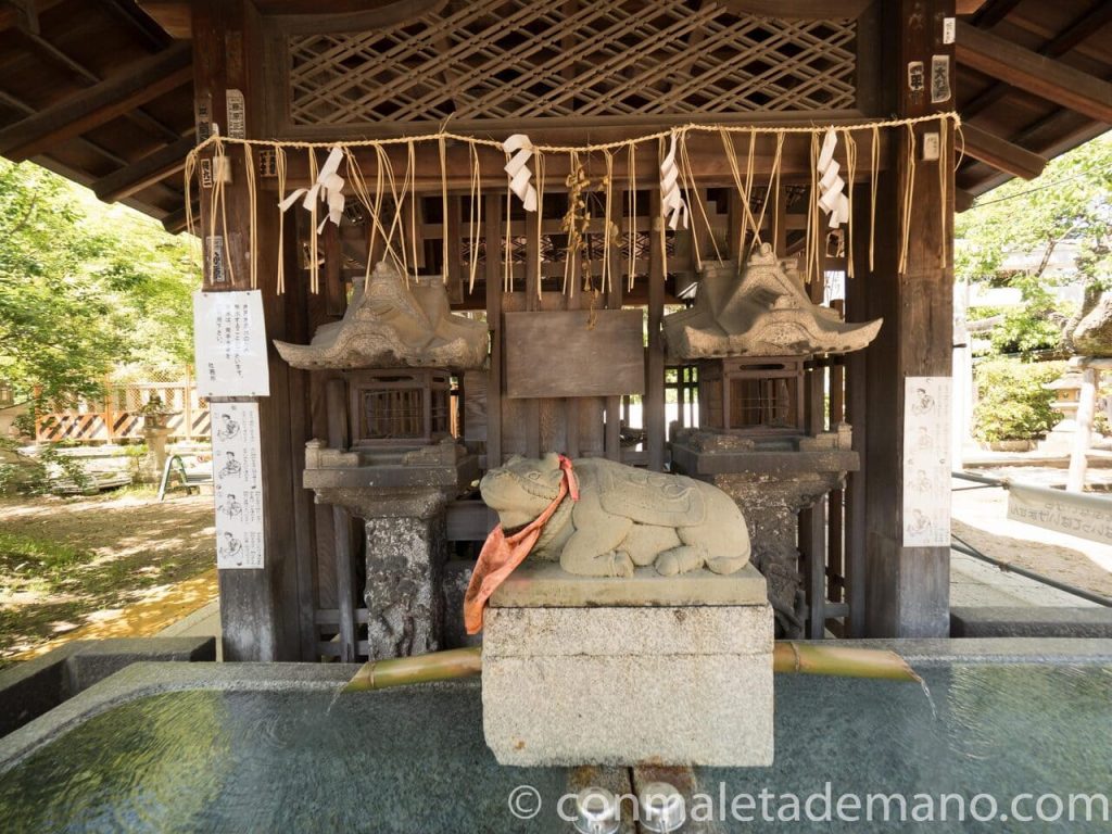 Buey, en el Santuario Kitano Tenmangu, en Kioto, Japón