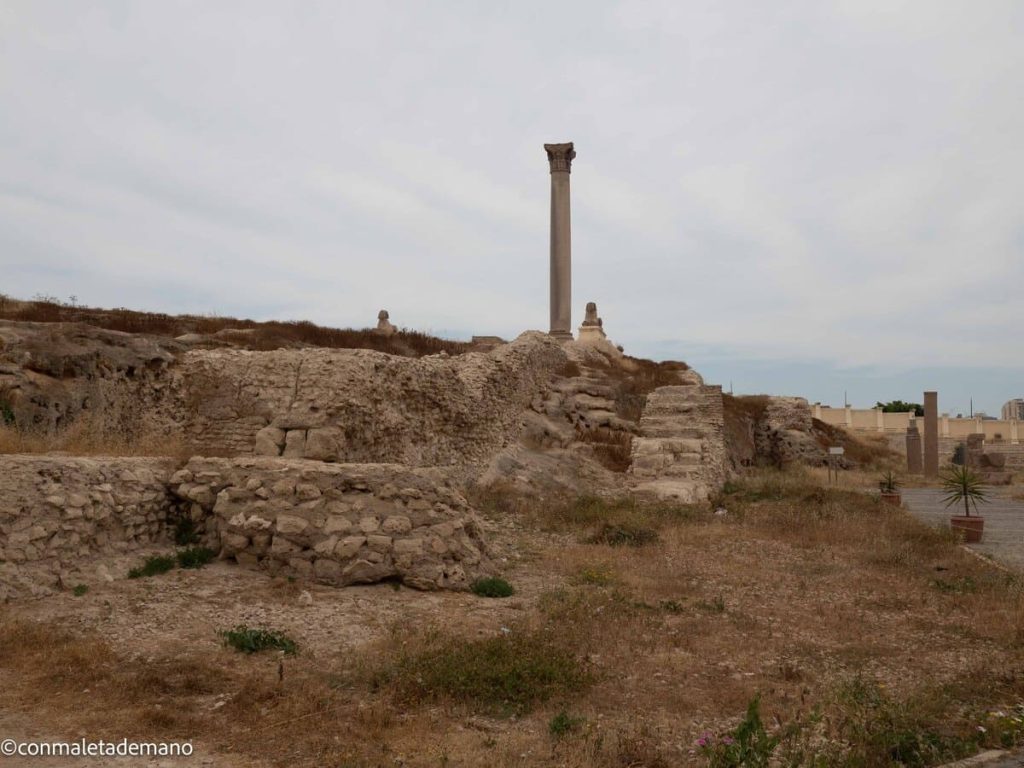 Columna de Pompeyo, en Alejandría