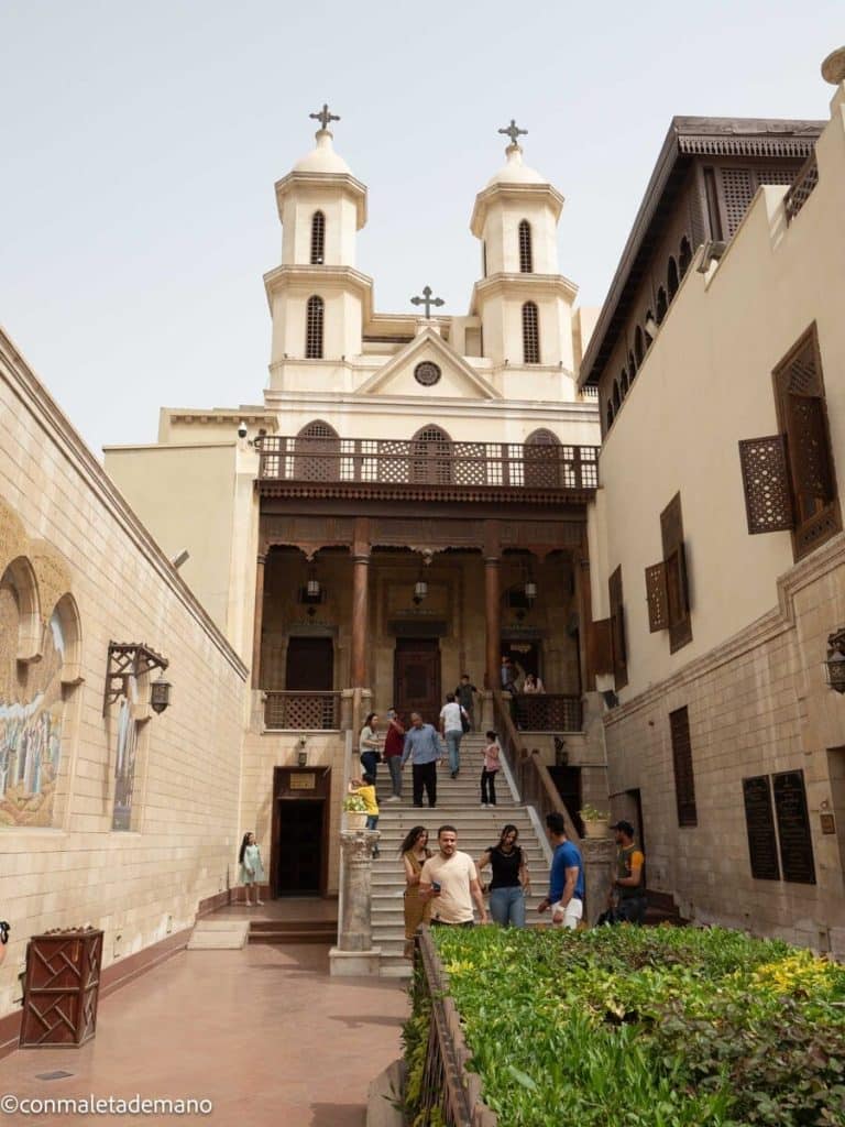 Iglesia Colgante, en el Barrio Copto, El Cairo