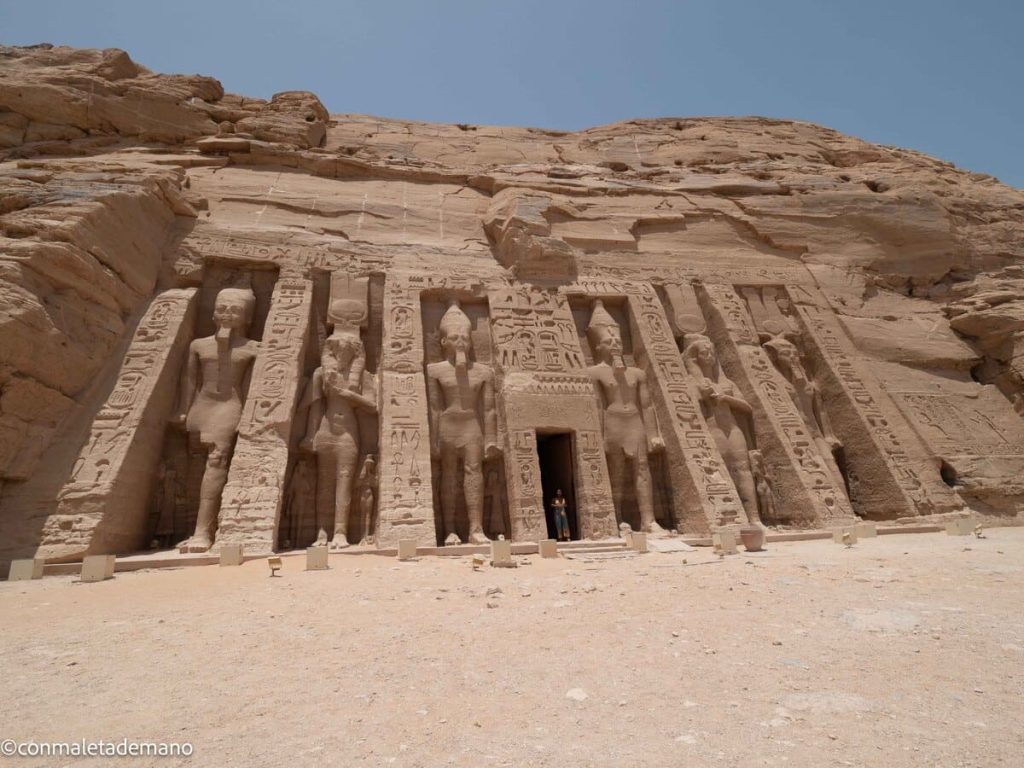 Templo de Nefertari, en Abu Simbel