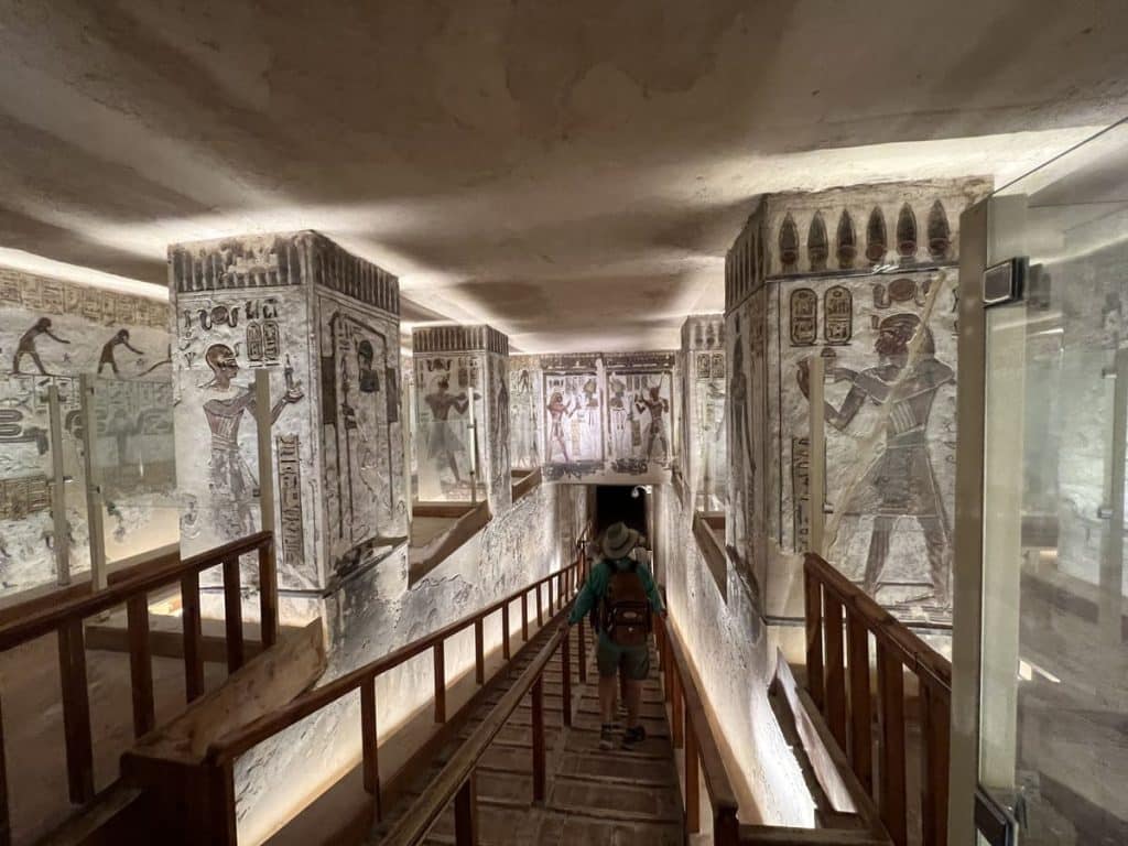 Tumba KV 11 Rameses III, en el Valle de los Reyes