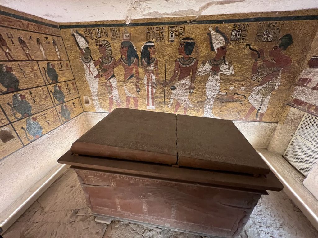 Tumba KV 62 Tutankamon, en el Valle de los Reyes