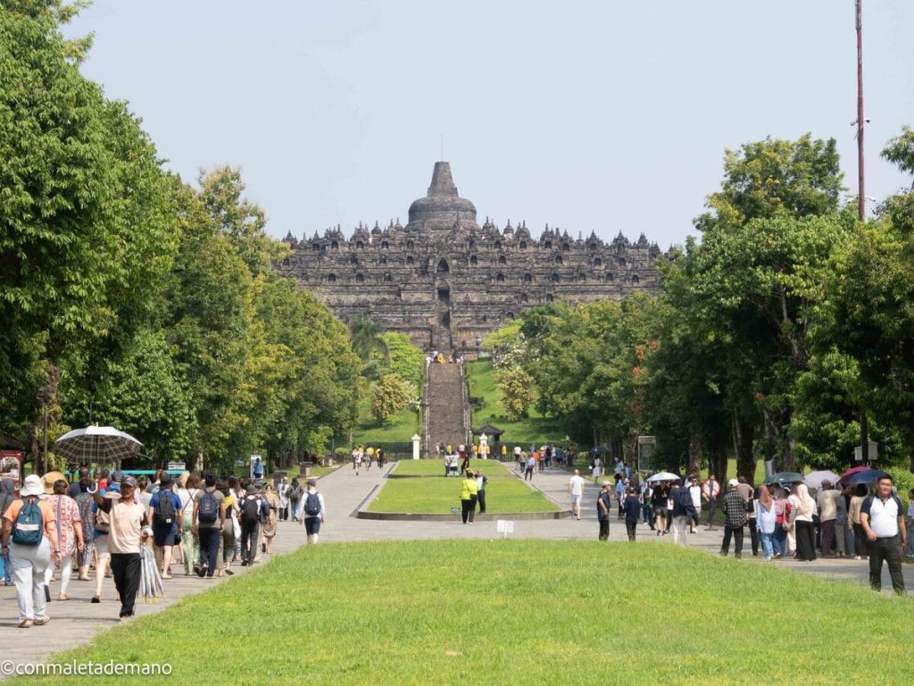 Templo Borobudur, en Yogyakarta, Indonesia
