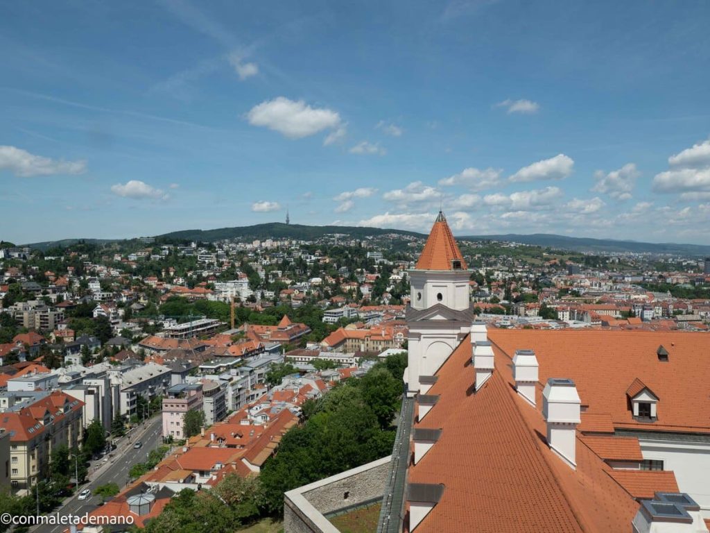 Vistas desde el Castillo de Bratislava