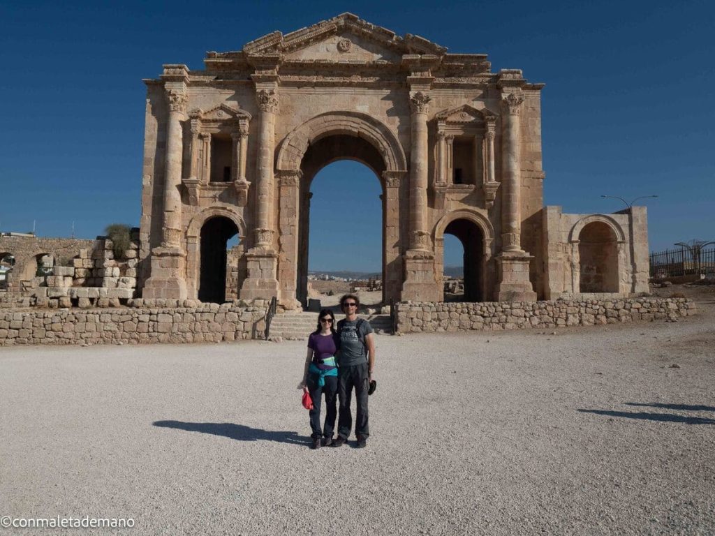 Ciudad romana de Jerash, en Jordania