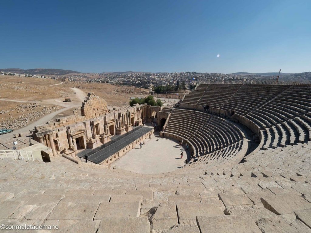 Ciudad romana de Jerash, en Jordania