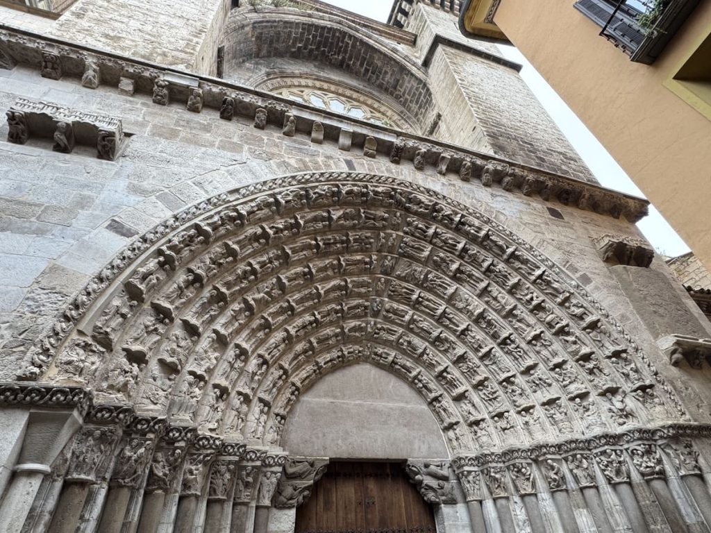 Puerta del Juicio, en la Catedral de Tudela, Navarra