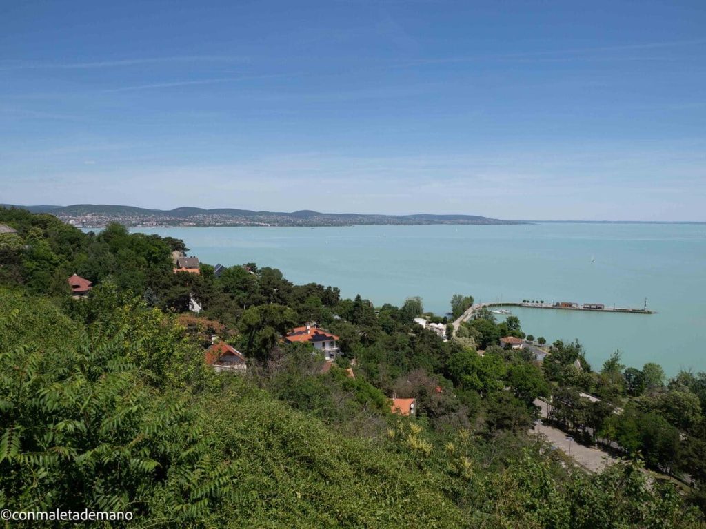 Vistas del Lago Balatón desde la Península de Tihany, Hungría