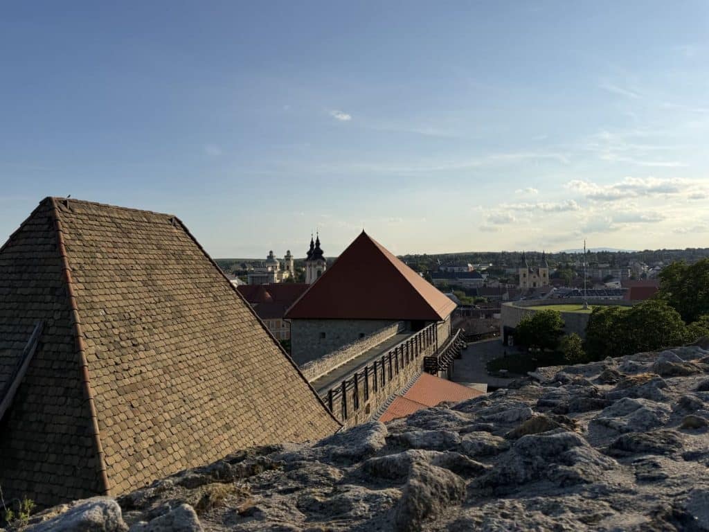 Vistas desde el Castillo de Eger, en Hungría