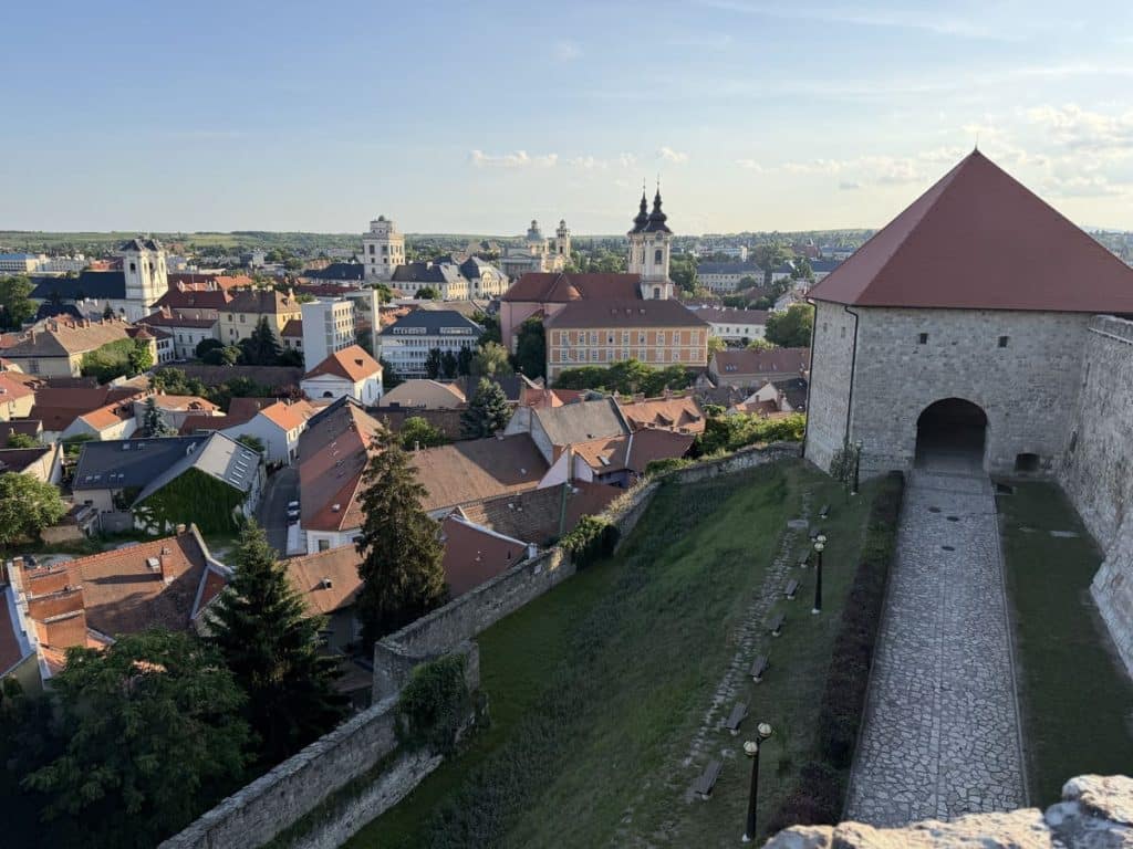 Vistas de Eger desde el Castillo