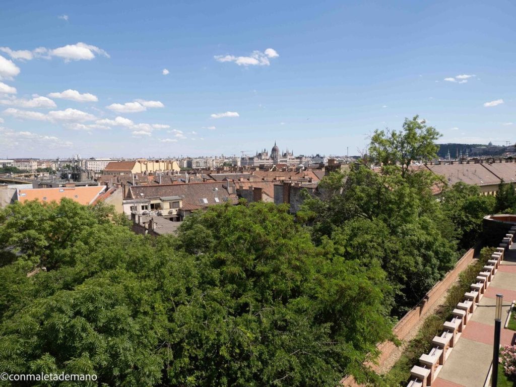 Vistas desde la Tumba de Gül Baba, Budapest, Hungría