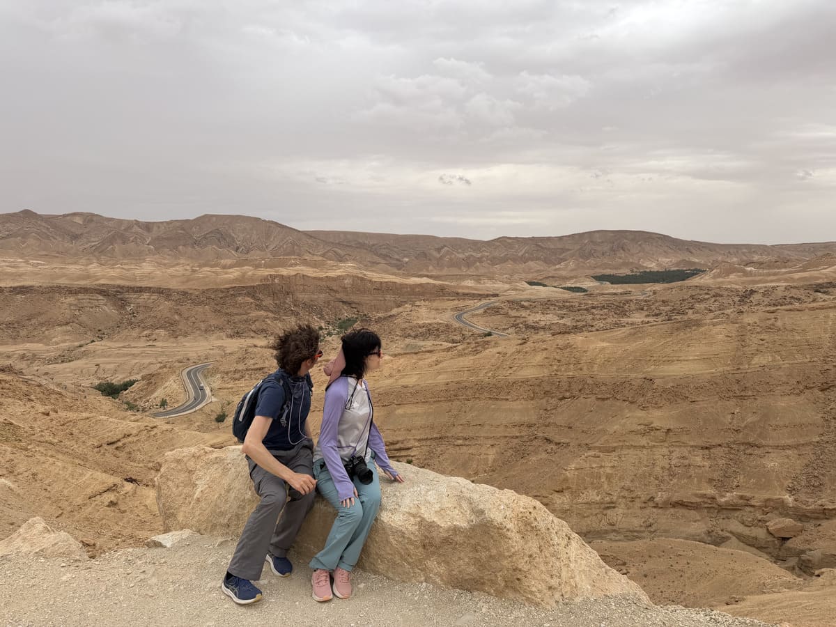 Mirador hacia el Cañón de Tamerza, Túnez