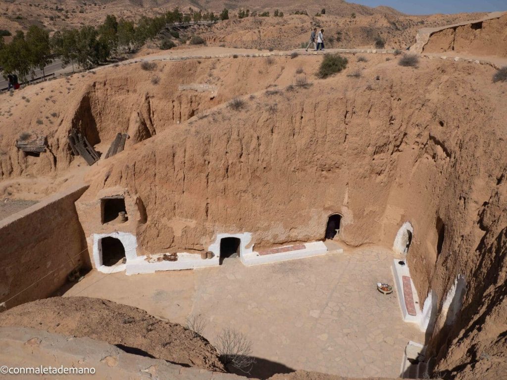 Casa cueva en Matmata, Túnez