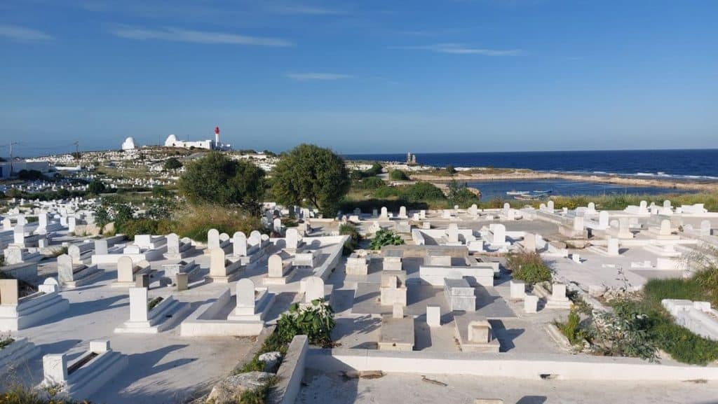 Cementerio de Mahdia, en Túnez