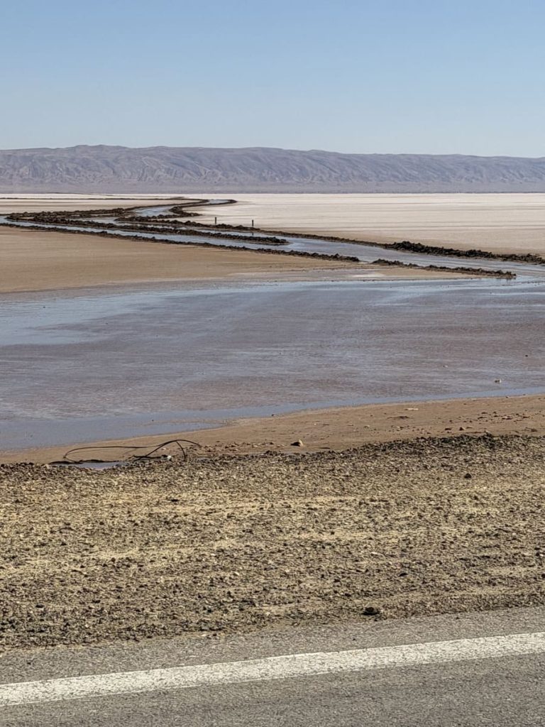 Lago salado de Chott el Jerid, Túnez