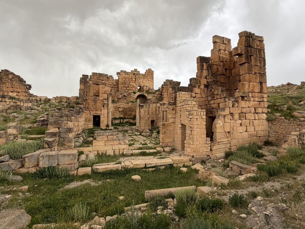 Fortaleza bizantina en la ciudad romana de Haidra, Túnez