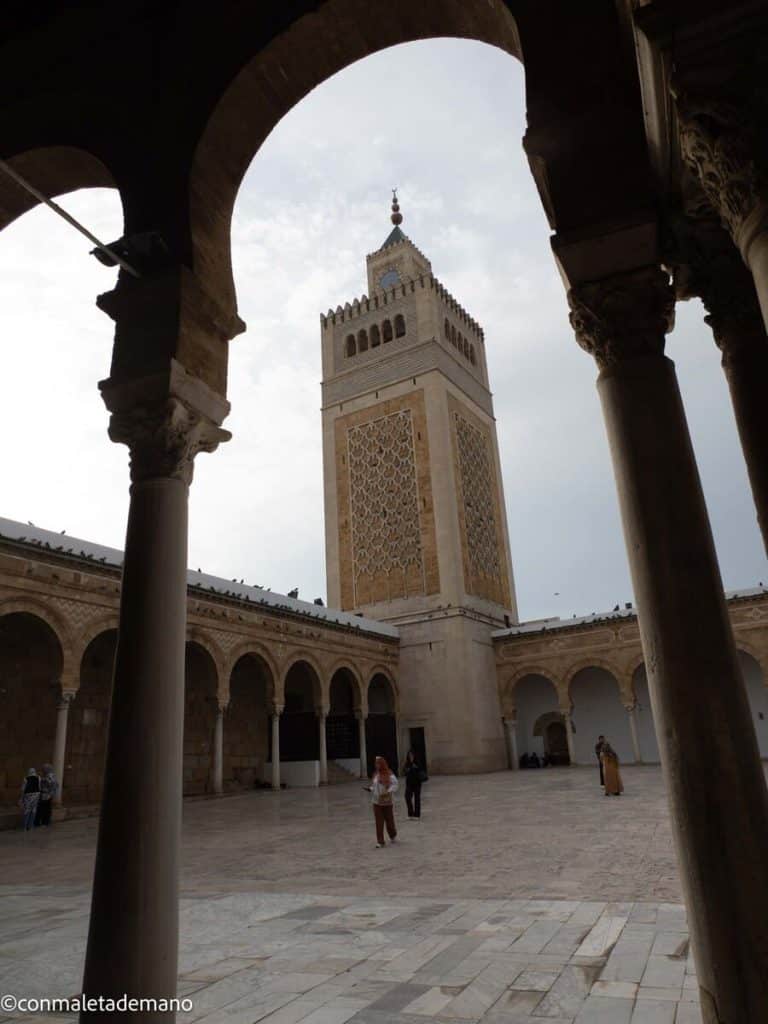 Mezquita Zitouna, en Túnez Capital