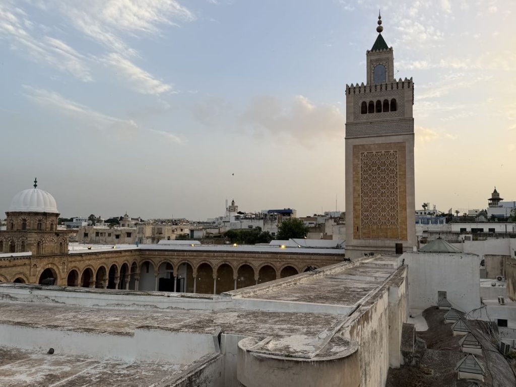 Vistas desde la terraza de la tienda Museé du Bonheur, Túnez Capital
