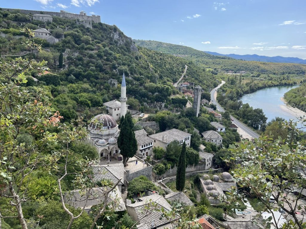 Vistas de Pocitelj, en Bosnia y Herzegovina