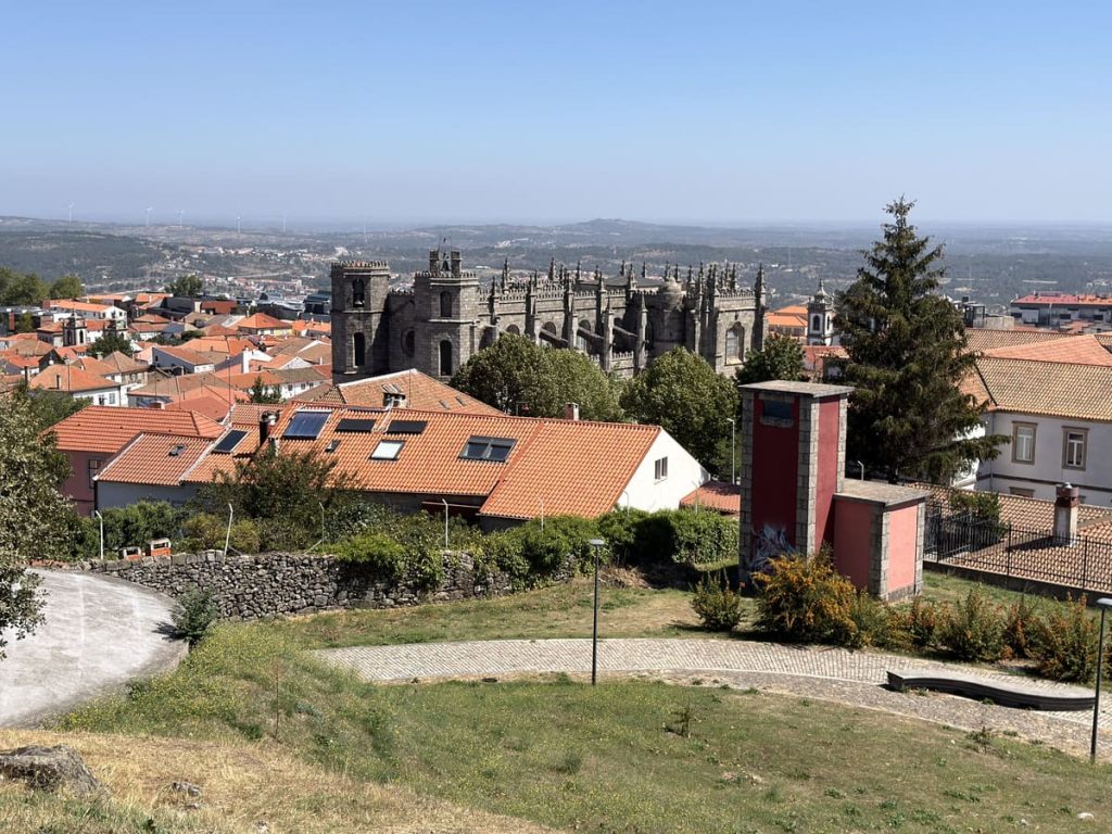Vistas de la ciudad desde la zona del Castillo de Guarda